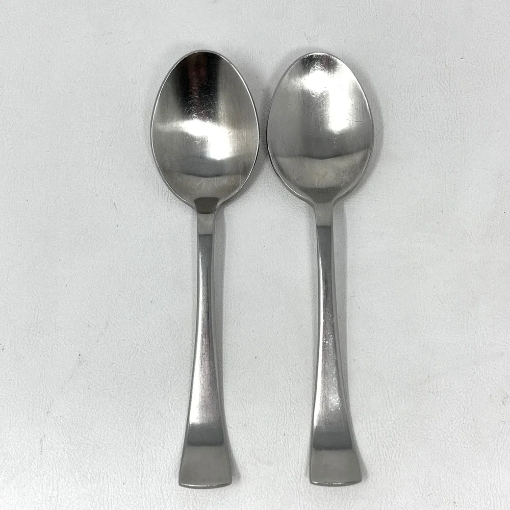 Dansk Café Blanc Stainless Knife Fork Spoon 6 Pc Set Dinner Soup Replacement